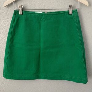 BDG Small Kelly Green A line mini skirt